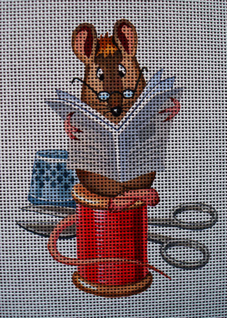 Needlepoint canvas 'Clever Mouse' by Stitch Art