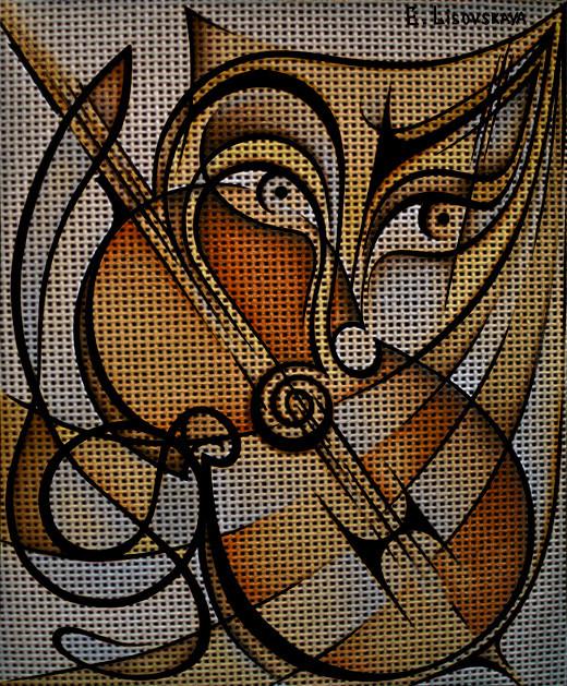 Needlepoint canvas 'Music.Violin'