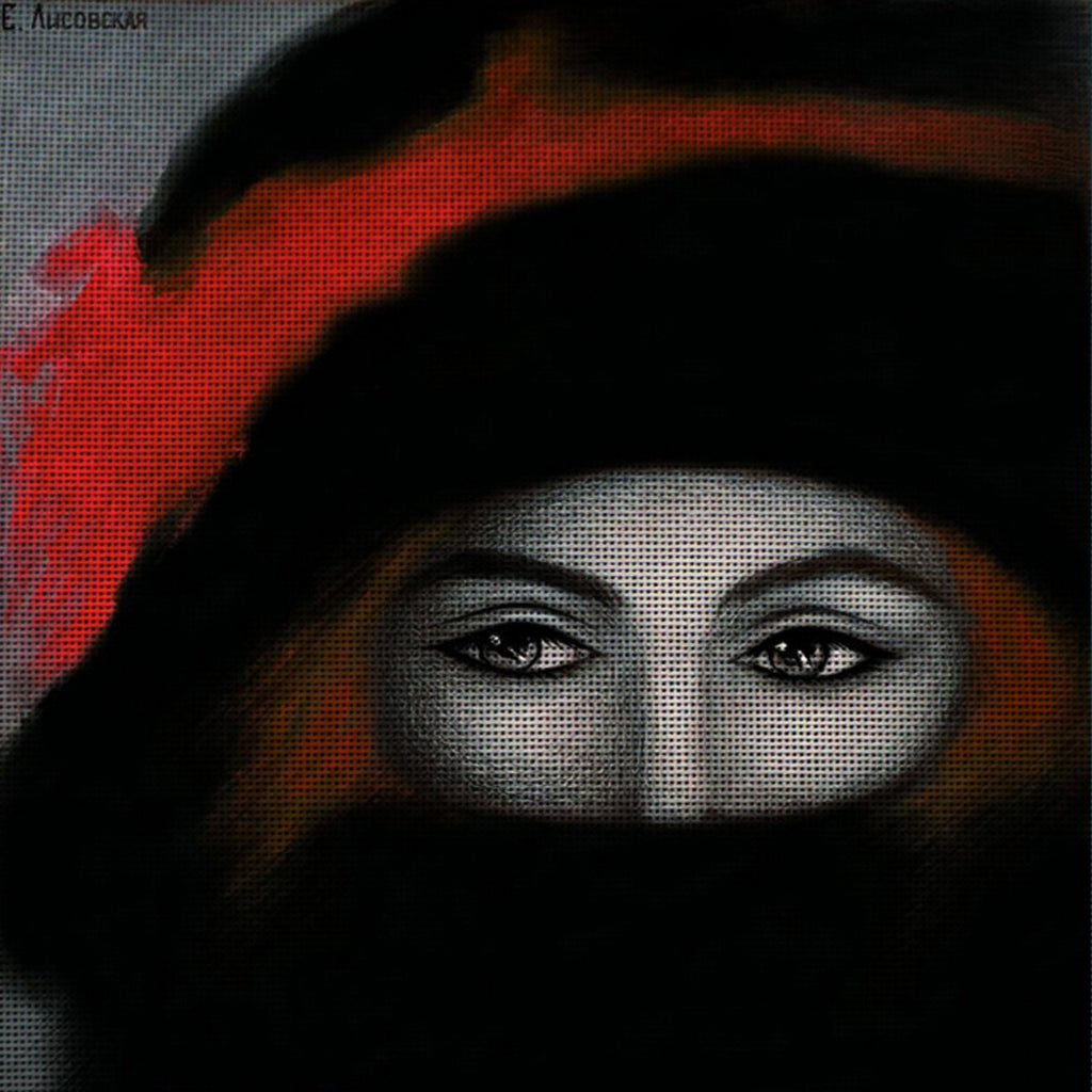 Needlepoint canvas 'Stranger.Lady in Black'