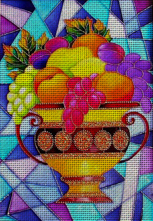 Needlepoint canvas 'Still life with fruits' by Irina Vasilieva