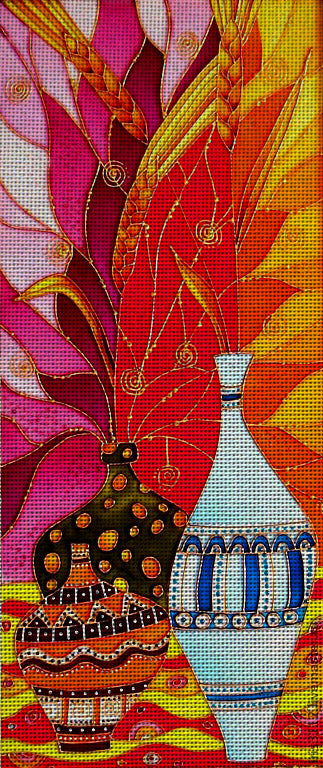 Needlepoint canvas 'Still life with Ears of Wheat' by Irina Vasilieva