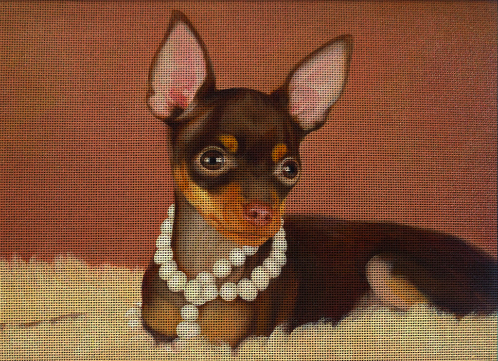 Needlepoint canvas 'Miniature Pinscher'