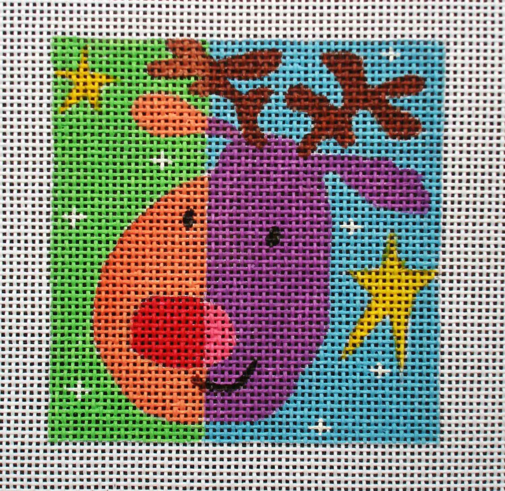 Needlepoint canvas 'Crazy Deer' by Stitch Art