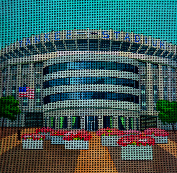 Needlepoint canvas 'Yankee Stadium (NYC)' by Stitch Art