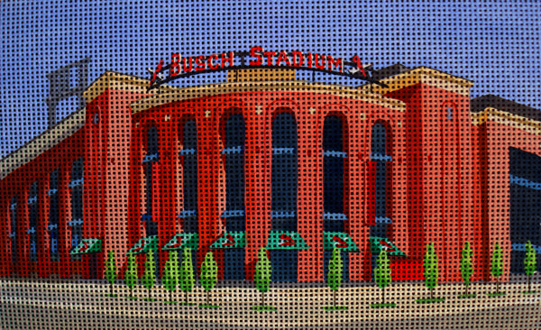 Needlepoint canvas 'Busch stadium.St. Louis, MO' by Stitch Art