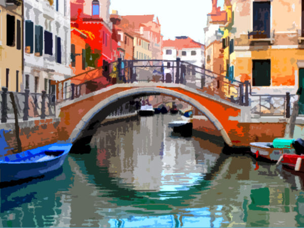 Needlepoint canvas 'Venice.Bridge' by Stitch Art